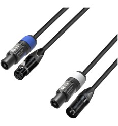 Adam Hall K5HPCOND0150 Cable Híbrido DMX+Corriente 1,5m 2