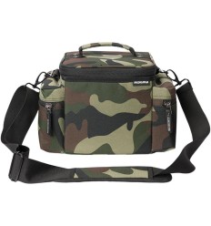Magma 45 Record-Bag 100 Camo-Green/Bordeaux | Bolsa vinilos 7"