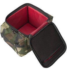 Magma 45 Record-Bag 100 Camo-Green/Bordeaux | Bolsa vinilos 7" 2