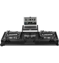 UDG U91050BL Flight Case Set TT Mix Lap con Ruedas