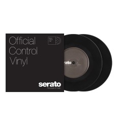 Serato Control Vinyl 7" Black – Pareja | SCV-PS-BLK-7S