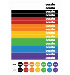 Serato Sticker Lock Vinyl Pareja | SCV-PS-SL-BM 2