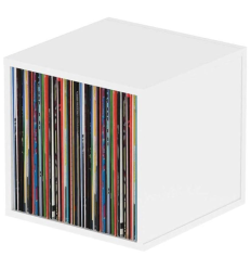 Glorious Record Box White 110 | Caja para vinilos