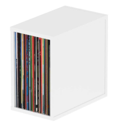 Glorious Record Box White 55 | Almacenamiento vinilo