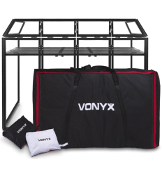 Vonyx DB5 | Cabina DJ Aluminio Plegable 2 m