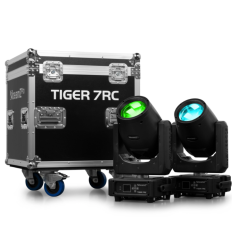 BEAMZ PRO Tiger 7RC 230W – 2 Cabezas Beam + Flightcase
