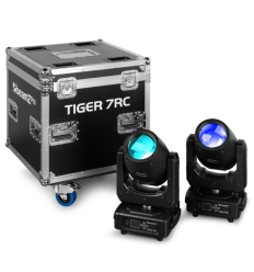 BEAMZ PRO Tiger 7RC 230W – 2 Cabezas Beam + Flightcase 2
