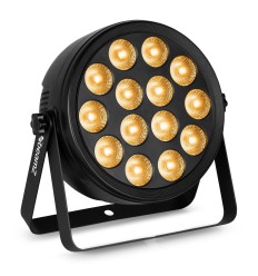 BEAMZ BCC165 PAR Plano 14x4W RGBAW-UV con UV