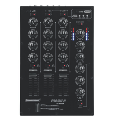 Omnitronic PM-311P – Mixer DJ 3 canales con USB