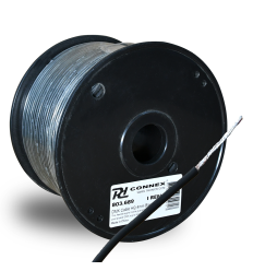 Cable DMX HQ RX52 2 Conductores 4mm | Bobina 100m