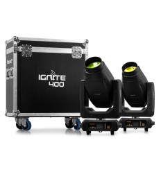 Beamz Pro Ignite400 400W BSW CMY 2 uds en Flightcase