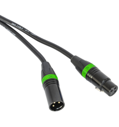 AFX DMX-XLRF-XLRM-1 · Cable DMX 1 m XLR 3 pines 2