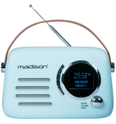 Madison FREESOUND-VR30BL-DAB | Radio DAB+ Vintage