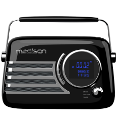 Madison FREESOUND-VR40BK-DAB | Radio vintage DAB+