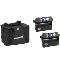 Set EUROLITE 2x AKKU MBT-3 Spot MK2 con bolsa de transporte
