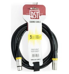 Cable XLR Balanceado 5 m BST SOUND-XLRF-XLRM-5 2