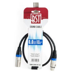 BST SOUND-XLRF-XLRM-0.6 · Cable XLR 0,6 m 2