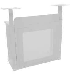 OMNITRONIC 2× Tower BOOZ Event Stand White | Set 2 ud. 2
