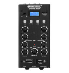 Omnitronic GNOME-202P | Mini Mixer DJ 2 Canales