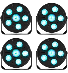 Beamz Fuzzix Comet M06 Party Set – 4 Focos PAR LED