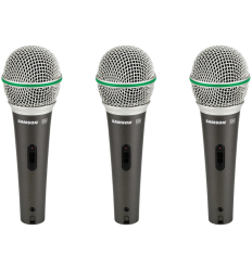Samson Q6 3 Pack – Micrófonos dinámicos