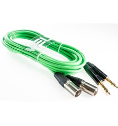 Cable XLR macho a Jack TRS 1,5 m Balanceado | WELX