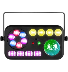 BeamZ Shimmer4 153.862 – Efecto LED 6 en 1 DMX