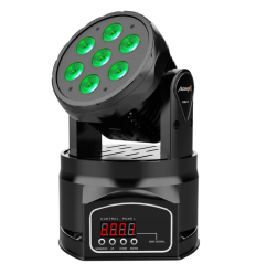 Cabeza móvil Audibax Iowa 70 con 7 LEDs RGBW 4 en 1