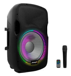 Audibax Party 15 | Altavoz Activo 15″ 250W LED RGB 2
