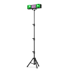 Fuzzix 153.018 DerbyStar2 – Barra LED con Derby, PAR UV y estrobo