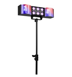 Fuzzix 153.018 DerbyStar2 – Barra LED con Derby, PAR UV y estrobo 2