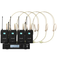 Audibax AWM 403 Sistema Inalámbrico 4 Canales UHF
