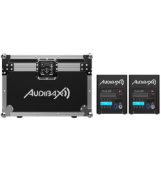Audibax Spark 600 Pack 2 Máquinas Fuego Frío + Flightcase