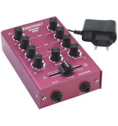 OMNITRONIC GNOME-202 Mini Mixer Red | 2 canales 2
