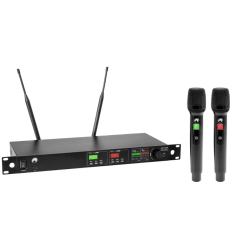OMNITRONIC UHF-602 | Sistema Inalámbrico UHF 2 Canales 2