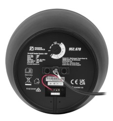 Power Dynamics Purity8B 952.670 Altavoz 100V 8" Negro 2