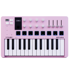 Arturia MiniLab 3 Rose Quartz | Controlador MIDI 25 teclas