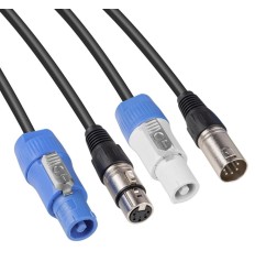 PD Connex CX11-0.50 Cable Alimentación + DMX 5p 0,5m 2