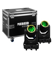 BeamZ Pro Nereid380B Pack 2 uds. + Flightcase IP65