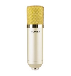 Vonyx CM400C Micrófono de Condensador Champán