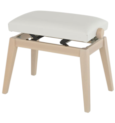 Casio BG50 WE – Banqueta Piano Regulable Blanca 2