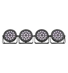 Fuzzix Comet M16 Party Set · 4 Focos PAR LED RGB