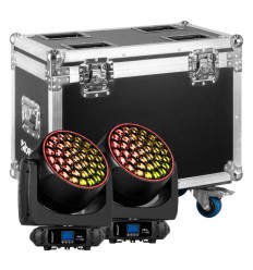 BeamZ Pro MHL3740 Set 2 Cabezas Móviles Wash + Flightcase 2