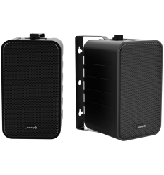 Audibax PR-42 Black Pareja Altavoces con Soportes 2