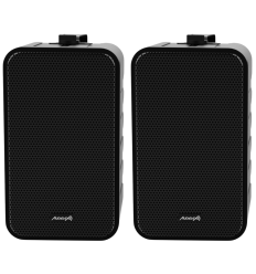 Audibax PR-42 Black Pareja Altavoces con Soportes