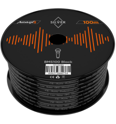 Audibax Silver BSM100 · Bobina Cable Micrófono 100m