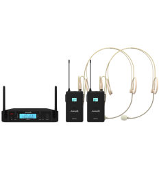 Audibax AWM 203 | Micrófono Diadema Inalámbrico UHF