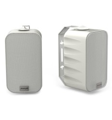 Audibax PR42T White Pareja Altavoces 100V + Soporte 2