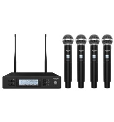 Audibax AWM 401 | Sistema 4 Micrófonos UHF