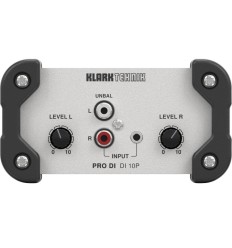 KLARK TEKNIK DI 10P | Caja DI Pasiva Estéreo a Mono